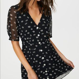 Aritzia Wilfred BUTTON-FRONT DRESS Sz 6